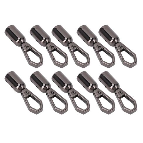VINGVO 10 Sets Rope End Snap Hook, Zinc Alloy Bell Snap Fittings, 8mm Hole and 10mm Screws with Secure Connection, Ideal for Accessories Decoration & Leather Crafts (Bronze) in Saudi Arabia
