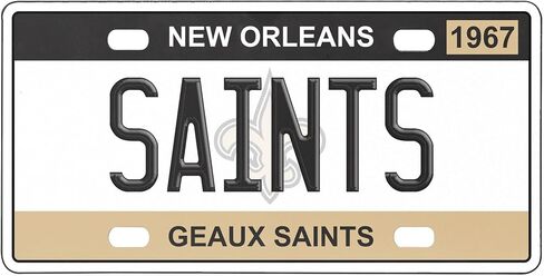 FOCO New Orleans Saints NFL لوحة ترخيص لوحة الحائط in Saudi Arabia