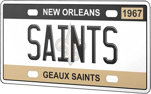 FOCO New Orleans Saints NFL لوحة ترخيص لوحة الحائط in Saudi Arabia