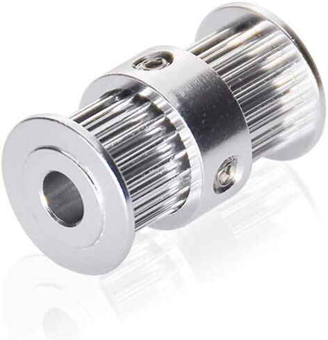 Double Layer GT2-20T Timing Belt Pulley 8mm Bore 9mm Tooth Width 2mm Pitch For 3D Printer (bore: 8mm) in Kuwait