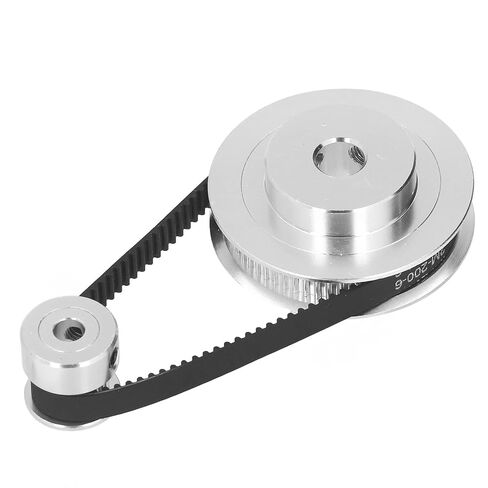 Aluminum Alloy Timing Pulley Set with 200mm x 6mm Belt 20T 5mm and 60T 8mm for Synchronous Drive Systems Timing Belt Pulley Kit in Kuwait