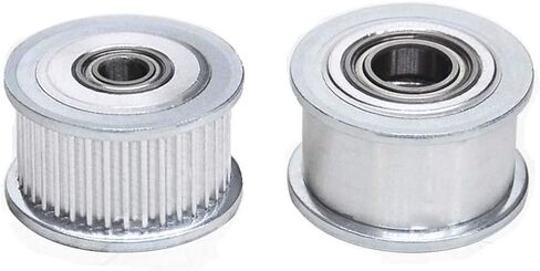 GT2 30T Idler Timing Pulley w/Bearing 5mm Bore 2mm Pitch Tension Pulley For 10mm Width Belt for 3D Printer (with teeth; teeth width: 11mm, bore: 5mm) in Kuwait
