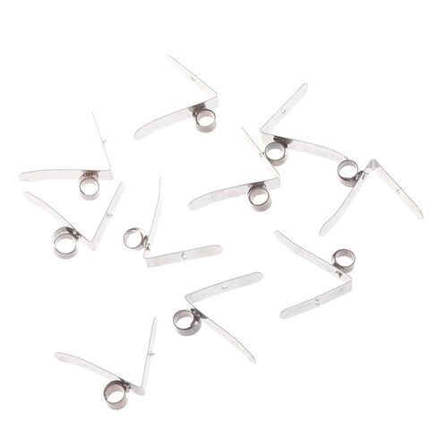 10Pcs Stainless Steel Carbon Brush Holder 7mm Diameter Spring Clip Assemblies for Factory and Workshop Use in Saudi Arabia