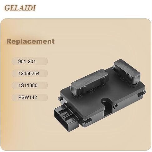 Power Seat Switch 8 Way Replaces 901-202 12450166 for 1999-2007 Cadillac Escalade Chevy Avalanche Silverado Suburban Tahoe GMC Sierra Yukon H2 -Adjust Recliner Control Driver Side Left in Kuwait