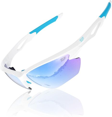نظارات شمسية رياضية مستقطبة من DEAFRAIN للرجال والنساء، مثالية لركوب الدراجات والجري والبيسبول مع حماية من الأشعة فوق البنفسجية 400 in Kuwait