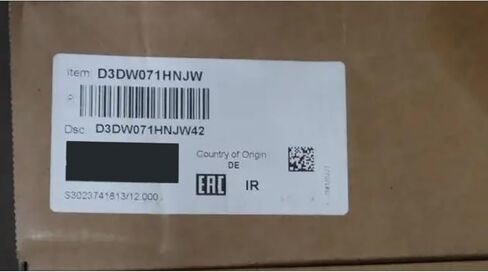 D3DW071HNJW42 New and Sealed in Box D3DW071HNJW42 in Saudi Arabia