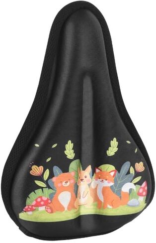 Child Bicycle seat Cushion Cover, Waterproof and Breathable, 22cm x15 cm, Animal Pattern in Saudi Arabia