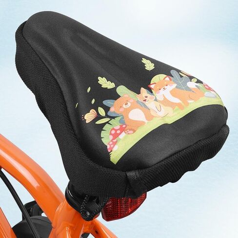 Child Bicycle seat Cushion Cover, Waterproof and Breathable, 22cm x15 cm, Animal Pattern in Saudi Arabia
