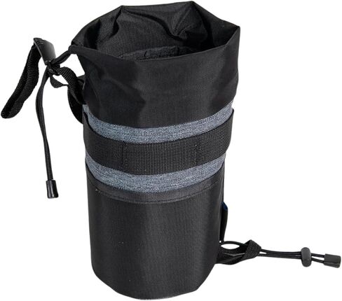 حقيبة SpeedSleev SURGE eSleev الجذعية للدراجات على الطرق والحصى والتجول - زجاجة مقود خفيفة الوزن لركوب الدراجات وحقيبة تخزين مع إمكانية الوصول برباط بيد واحدة - ملحقات الدراجة - أسود - حجم كلاسيكي in Kuwait