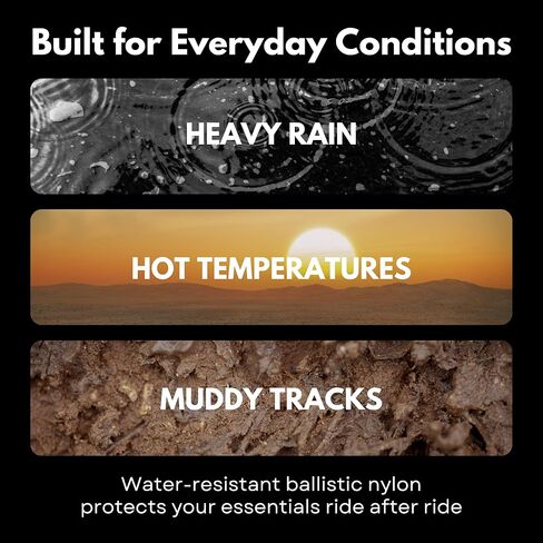 حقيبة SpeedSleev SURGE eSleev الجذعية للدراجات على الطرق والحصى والتجول - زجاجة مقود خفيفة الوزن لركوب الدراجات وحقيبة تخزين مع إمكانية الوصول برباط بيد واحدة - ملحقات الدراجة - أسود - حجم كلاسيكي in Kuwait