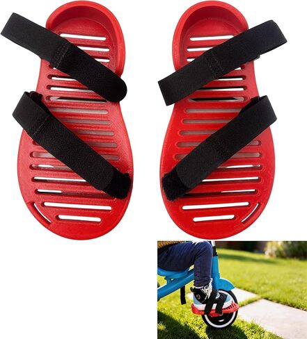 Tricycle Pedal Adapters for Toddlers | Adjustable Foot Stabilizers with Secure Anti-Slip Straps | Tool-Free Design, Fits Most Standard Trikes (Pair) in Saudi Arabia