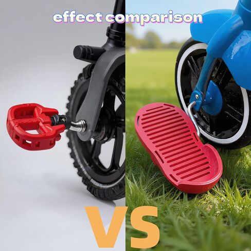 Tricycle Pedal Adapters for Toddlers | Adjustable Foot Stabilizers with Secure Anti-Slip Straps | Tool-Free Design, Fits Most Standard Trikes (Pair) in Saudi Arabia