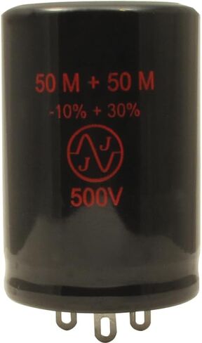 Capacitor - JJ Electronics, 500V, 50/50uF, Electrolytic in Kuwait