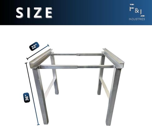 F&L Heavy-Duty Aluminum Air Handler Stand – High-Efficiency HVAC Unit for Superior Air Circulation – Corrosion-Resistant, Durable & Energy-Efficient for Home & Commercial Use (36" Tall 22" Deep HD) in Kuwait
