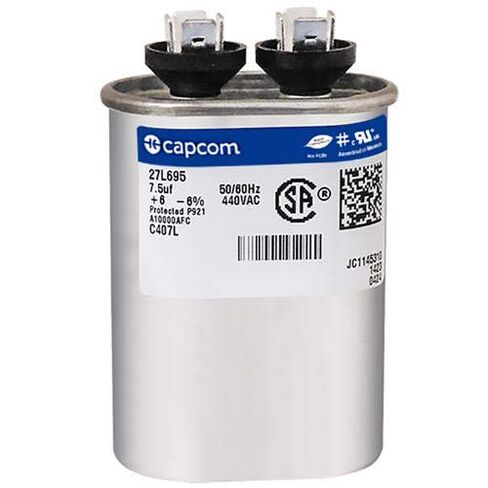 7.5 uf MFD 440 Volt VAC Oval Run Capacitor 024-20063-000 Upgrade in Kuwait