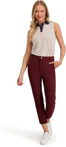 Stella Parker Women's Performance Side Stripe Golf Pant – UPF 50+, Stretch Fabric in Saudi Arabia