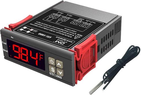 diymore All-Purpose Digital Temperature Controller Thermostat Fahrenheit Thermostat with Sensor (110-220V) ITC-1000F for Refrigerator Fermenter, Heate Blanket Temperature Controller in Saudi Arabia