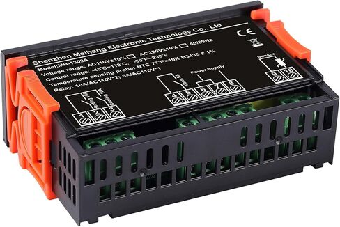 Temp Control Thermostat Operating Voltage AC110V Includes relays*3 Temperature Probe 1m Fully Automatic Intelligent Control System for All Types of Heating and Cooling Equipment. in Saudi Arabia