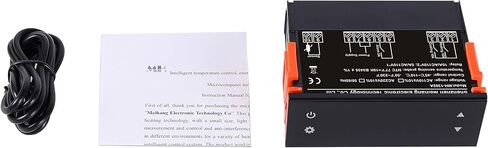 Temp Control Thermostat Operating Voltage AC110V Includes relays*3 Temperature Probe 1m Fully Automatic Intelligent Control System for All Types of Heating and Cooling Equipment. in Saudi Arabia