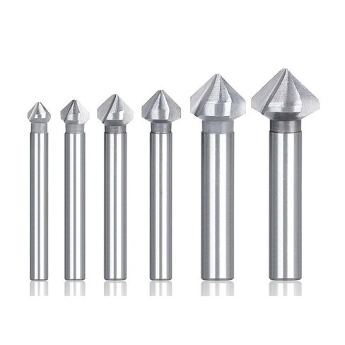 90 Degrees Chamfering Cutter 4.5-50mm Countersink Drill Bit 3 Flute High Speed Steel Wood Metal Hole Drilling Tool(16.5mm) in Saudi Arabia