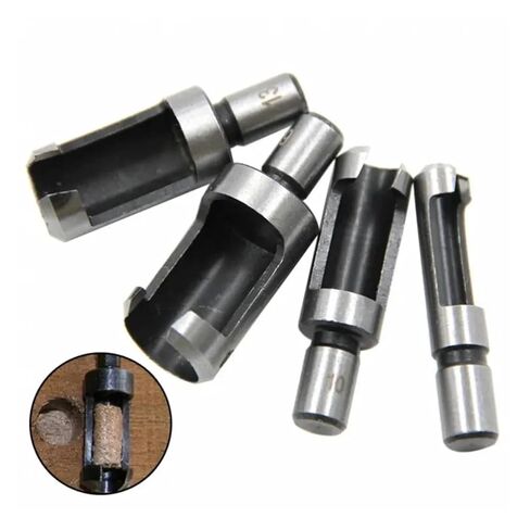 4 قطعة مثقاب مركزي من الفولاذ الكربوني لقطع النجارة لأعمال الخشب والنجار وحفر ثقب الخشب in Kuwait