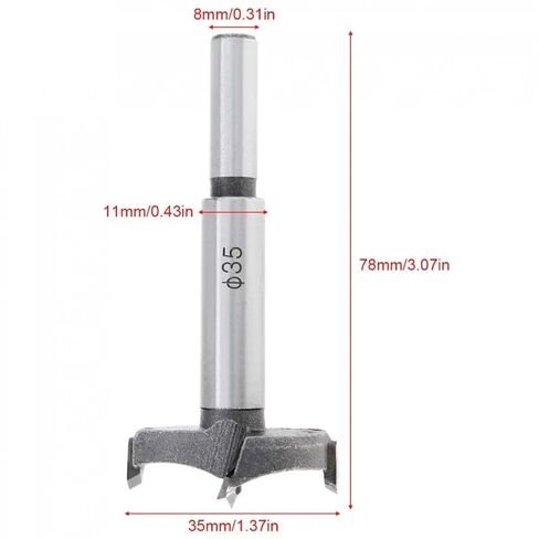 35 مللي متر التنغستن الصلب سبائك الصلب الخشب لقمة ثقب النجارة فتاحة in Kuwait