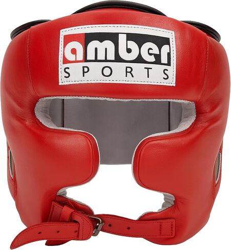 Classic Headgear for Boxing & MMA, Full-Face Training Head Guard with Cheek Protection, Adjustable Fit, Durable Leather & Multi-Layer Padding for Sparring and Muay Thai in Saudi Arabia