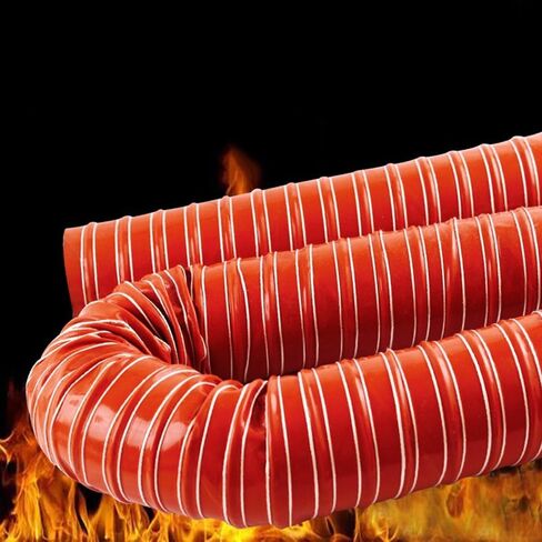 Flexible Silicone Duct Hose for Exhaust Fans, 3/4"-12" Industrial Ventilation Pipe, Heat Resistant Air Duct for Fumes, 20mm (4/5") x 2m (6.5ft) in Saudi Arabia