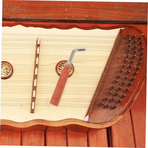 Totority Professional Dulcimer Tuning Wrench Octagonal Handheld Tool Hardwood Compact Portable Dulcimer Accessory for Precise Instrument in Saudi Arabia