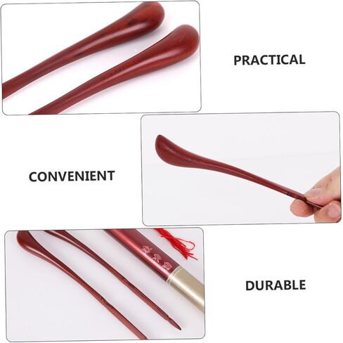 Totority 2pcs Rosewood Dulcimer Practice Hammers with Bucket Large Bird-shaped Yangqin Mallets Professional Dulcimer Parts for Instrument Practice and Replacement in Saudi Arabia