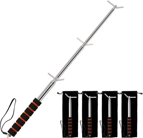 Smoke Detector Tester Pole - Smoke Detector and Emergency Exit Light Extendable Pole Tester - Emergency Light Testing Pole - Ensuring Safe and Efficient Testing of Life Safety Products,1 Pack in Kuwait