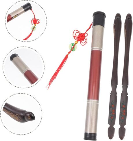 Professional Ebony Dulcimer Hammers with Bucket Bird-type Mallets for Yangqin Practice Premium Ebony Dulcimer Accessories Musical Instrument Parts Replacement in Saudi Arabia