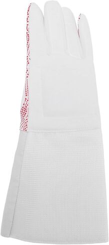 Leather Fencing Glove for Adults, Right Hand, Plastic Dot Anti Skid Design - Enhanced Grip, Flexible Fit, Ideal for Epee and Foil Training (L) in Kuwait