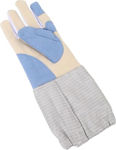 Padded Fencing Glove Right Handed, Durable Knitted Fabric, Breathable Sabre Glove for Training Protection - Anti Slip Grip, Injury Reduction, Ideal for Sabre Swordsmanship (S Size) in Kuwait