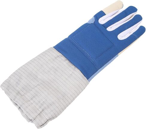 Padded Fencing Glove Right Handed, Durable Knitted Fabric, Breathable Sabre Glove for Training Protection - Anti Slip Grip, Injury Reduction, Ideal for Sabre Swordsmanship (S Size) in Kuwait