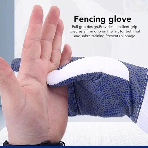 Fencing Glove Right Hand, Heavy Duty Protective Training Glove, Breathable Anti Skid Design - Secure Grip, Durable Materials, Ideal for Fencing Practice and Competition (XL) in Kuwait