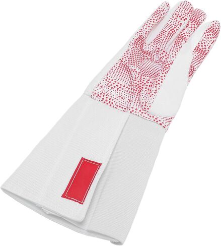 Leather Fencing Glove for Adults, Right Hand, Plastic Dot Anti Skid Design - Enhanced Grip, Flexible Fit, Ideal for Epee and Foil Training (S) in Kuwait