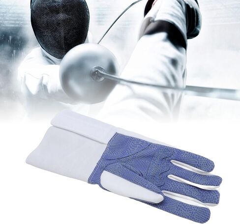Fencing Glove Right Hand, Heavy Duty Protective Training Glove, Breathable Anti Skid Design - Secure Grip, Durable Materials, Ideal for Fencing Practice and Competition (L) in Kuwait