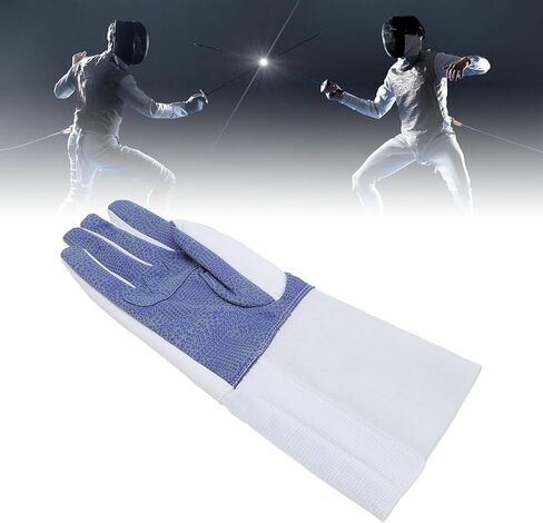 Fencing Glove Right Hand, Heavy Duty Protective Training Glove, Breathable Anti Skid Design - Secure Grip, Durable Materials, Ideal for Fencing Practice and Competition (L) in Kuwait