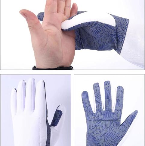 Fencing Glove Right Hand, Heavy Duty Protective Training Glove, Breathable Anti Skid Design - Secure Grip, Durable Materials, Ideal for Fencing Practice and Competition (L) in Kuwait