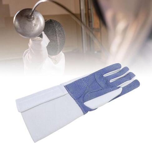 Fencing Glove Right Hand, Heavy Duty Protective Training Glove, Breathable Anti Skid Design - Secure Grip, Durable Materials, Ideal for Fencing Practice and Competition (L) in Kuwait