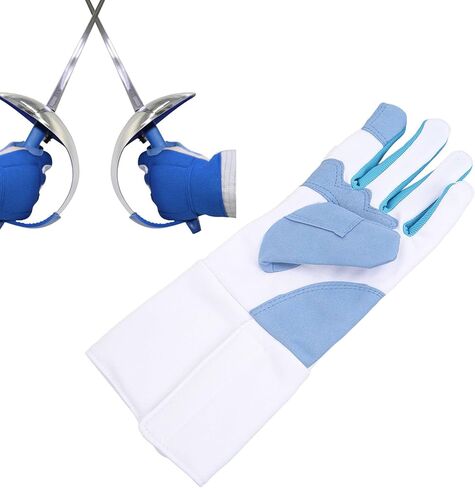 Left Hand Fencing Glove, Skid Saber Glove, Abrasion, Multiple Sizes - Durable Material, Comfortable Fit, Ideal for Training and Practice (L 47x38x27cm / 18.5x14.96x10.63in) in Kuwait