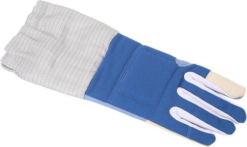 Padded Fencing Glove Right Handed, Durable Knitted Fabric, Breathable Sabre Glove for Training Protection - Anti Slip Grip, Injury Reduction, Ideal for Sabre Swordsmanship (L 47x38x27cm / in Kuwait