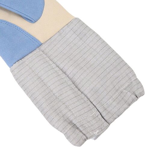 Padded Fencing Glove Right Handed, Durable Knitted Fabric, Breathable Sabre Glove for Training Protection - Anti Slip Grip, Injury Reduction, Ideal for Sabre Swordsmanship (M 35x27x20cm / in Kuwait