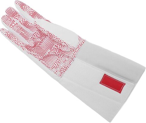 Leather Fencing Glove for Adults, Right Hand, Plastic Dot Anti Skid Design - Enhanced Grip, Flexible Fit, Ideal for Epee and Foil Training (XL) in Kuwait