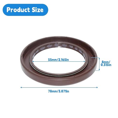 Oil Seal 55 * 78 7 mm - Double Lip with Spring ﻿ in Kuwait