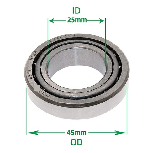 25YM1 45Y1 25X45X12 25YM1/45Y1 45KS-25Y Tapered Roller Bearing Support Cone Cup Single Row 1Pcs in Kuwait