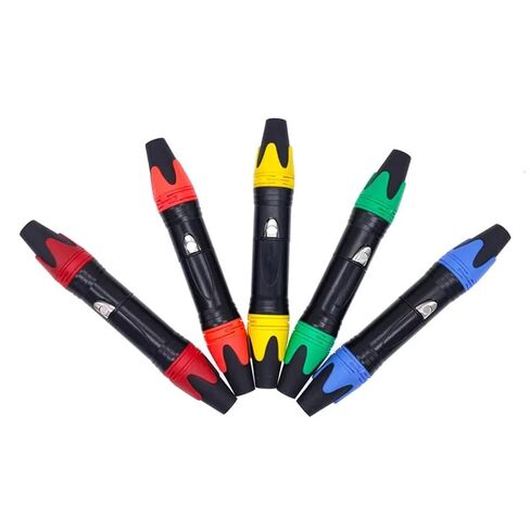5Pcs XLR Connector Black Audio Plugs Microphone 3pin Speaker Male & Female Colour Mic Connectors(Orange Male 5pcs) in Saudi Arabia