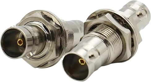 Q9 BNC موصل سالب 50/75 أوم مجموعة محول محوري مستقيم غسالة الجوز النحاس النحاس (Type2، 1 قطعة) in Kuwait