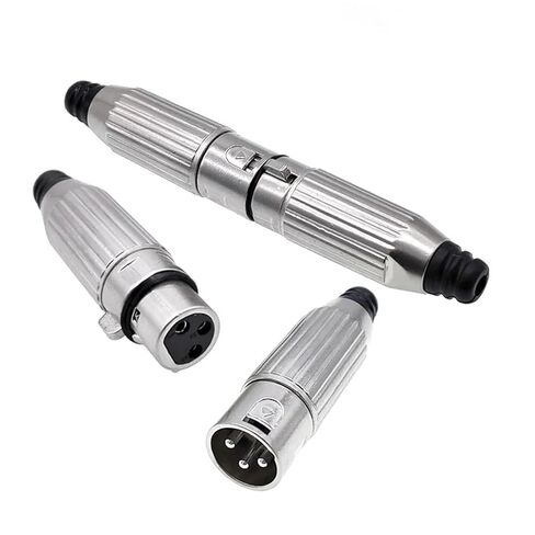 XLR Connector 3pin Male & Female for Microphone Audio Speaker 1Pcs(Male Plug) in Saudi Arabia